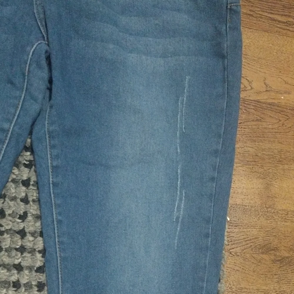 Stylish Blue Ankle-Length Women's Jeans - Picture 5 of 14